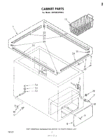 02 - Section parts for Whirlpool Freezer EH150CXPW5 from AppliancePartsPros.com