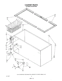 02 - Section parts for Whirlpool Freezer EH150FXVN00 from AppliancePartsPros.com