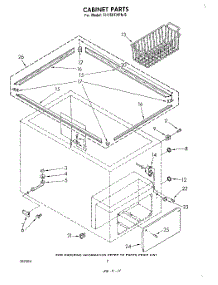 02 - Section parts for Whirlpool Freezer EH150FXPN5 from AppliancePartsPros.com