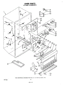 05 - Liner parts for Whirlpool Freezer EV200NXKW0 from AppliancePartsPros.com