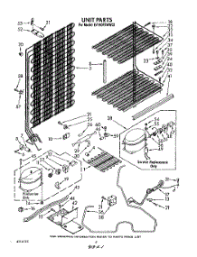 04 - Unit parts for Whirlpool Freezer EV190FXWW02 from AppliancePartsPros.com