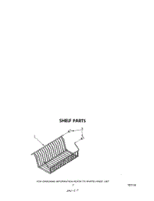 05 - Shelf parts for Whirlpool Freezer EV130CXRW0 from AppliancePartsPros.com