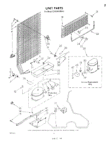 06 - Unit parts for Whirlpool Freezer EV15HKXRW3 from AppliancePartsPros.com