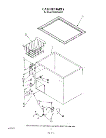 02 - Section parts for Whirlpool Freezer EH050FXVN00 from AppliancePartsPros.com