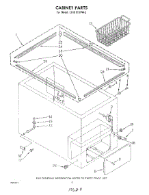 02 - Section parts for Whirlpool Freezer EH18EFXPW2 from AppliancePartsPros.com
