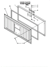 Parts parts for Whirlpool Freezer TCF1510EW0 from AppliancePartsPros.com