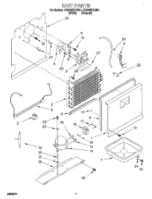 04 - Unit parts for Whirlpool Freezer EV200NXDW01 from AppliancePartsPros.com