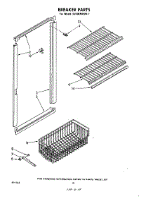 06 - Breaker parts for Whirlpool Freezer EV200NXKW1 from AppliancePartsPros.com
