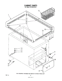 02 - Section parts for Whirlpool Freezer EH120CXLW7 from AppliancePartsPros.com