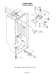 04 - Liner parts for Whirlpool Freezer EV190EXPW0 from AppliancePartsPros.com