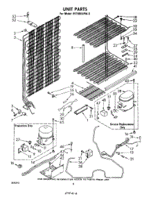 05 - Unit parts for Whirlpool Freezer EV190EXPW0 from AppliancePartsPros.com