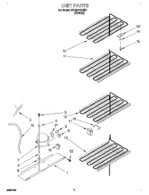 03 - Unit parts for Whirlpool Freezer EV150FXDN01 from AppliancePartsPros.com