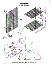 04 - Unit parts for Whirlpool Freezer EV130FXKW1 from AppliancePartsPros.com