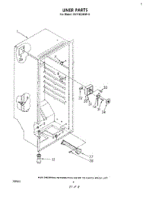 06 - Liner parts for Whirlpool Freezer EV110CXRW0 from AppliancePartsPros.com