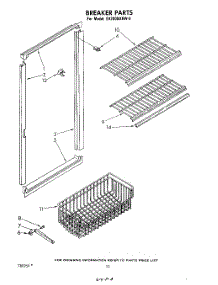 06 - Breaker parts for Whirlpool Freezer EV200NXRW0 from AppliancePartsPros.com