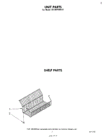05 - Shelf parts for Whirlpool Freezer EV130FXKW0 from AppliancePartsPros.com