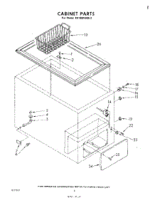 02 - Section parts for Whirlpool Freezer EH180FXKN2 from AppliancePartsPros.com