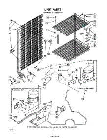 04 - Unit parts for Whirlpool Freezer EV130EXSW00 from AppliancePartsPros.com