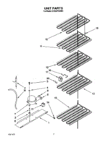 04 - Unit parts for Whirlpool Freezer EV200FXAN00 from AppliancePartsPros.com