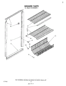 06 - Breaker parts for Whirlpool Freezer EV15HKXKW1 from AppliancePartsPros.com