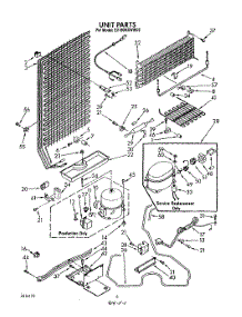 04 - Unit parts for Whirlpool Freezer EV190NXWW02 from AppliancePartsPros.com