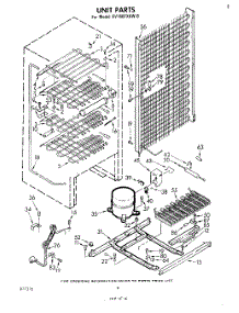 04 - Unit parts for Whirlpool Freezer EV160FXKW0 from AppliancePartsPros.com
