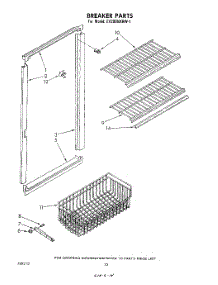 06 - Breaker parts for Whirlpool Freezer EV200NXRW1 from AppliancePartsPros.com