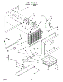 04 - Unit parts for Whirlpool Freezer SVF15NRJW00 from AppliancePartsPros.com