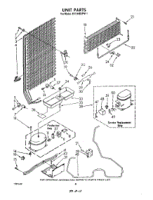 06 - Unit parts for Whirlpool Freezer EV15HEXPW1 from AppliancePartsPros.com