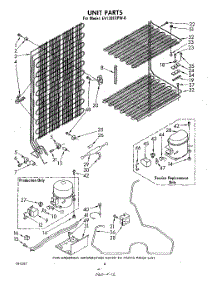 04 - Unit parts for Whirlpool Freezer EV130EXPW0 from AppliancePartsPros.com