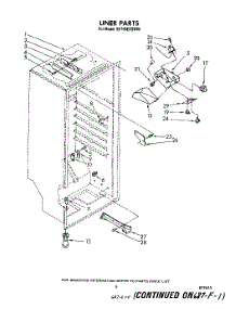 04 - Liner parts for Whirlpool Freezer EV190EXSW00 from AppliancePartsPros.com