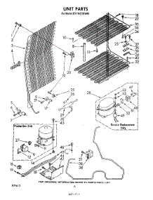 05 - Unit parts for Whirlpool Freezer EV110CXSW00 from AppliancePartsPros.com