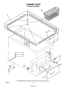 02 - Section parts for Whirlpool Freezer EH18EFXRW5 from AppliancePartsPros.com