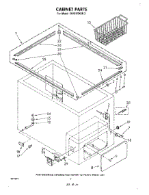02 - Section parts for Whirlpool Freezer EH18VSXLN3 from AppliancePartsPros.com