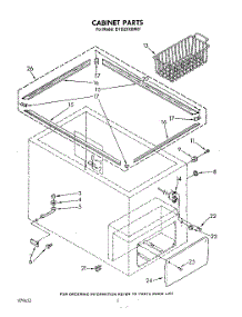 02 - Section parts for Whirlpool Freezer EH15EFXRW07 from AppliancePartsPros.com