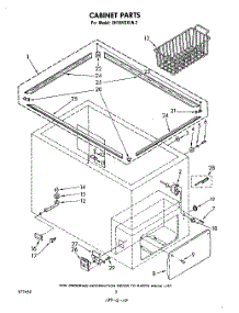 02 - Section parts for Whirlpool Freezer EH18VSXLN2 from AppliancePartsPros.com