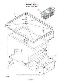 02 - Section parts for Whirlpool Freezer EH230FXTN01 from AppliancePartsPros.com
