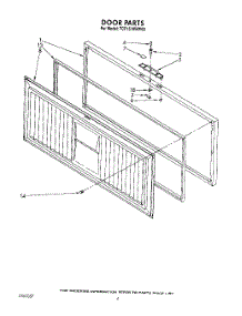 04 - Section parts for Whirlpool Freezer TCF1510WW00 from AppliancePartsPros.com
