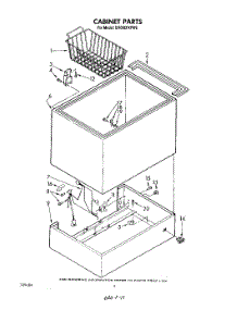 02 - Section parts for Whirlpool Freezer EH09EFXPW6 from AppliancePartsPros.com