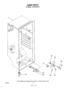 06 - Liner parts for Whirlpool Freezer EV130FXKW3 from AppliancePartsPros.com