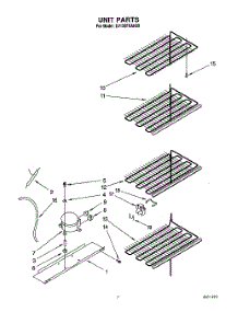04 - Unit parts for Whirlpool Freezer EV120FXAN00 from AppliancePartsPros.com