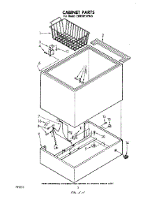 02 - Section parts for Whirlpool Freezer EH090FXPN5 from AppliancePartsPros.com