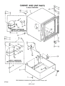 02 - Section parts for Whirlpool Freezer EV090FXSN00 from AppliancePartsPros.com