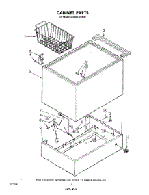 02 - Section parts for Whirlpool Freezer EH090FXSN00 from AppliancePartsPros.com