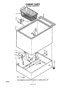 02 - Section parts for Whirlpool Freezer EH090FXLN5 from AppliancePartsPros.com