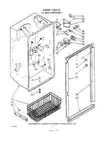03 - Liner parts for Whirlpool Freezer EV20VSXKW1 from AppliancePartsPros.com