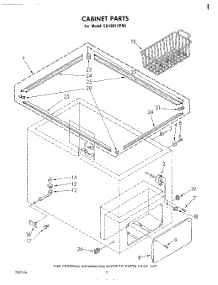 02 - Section parts for Whirlpool Freezer EH180FXPN5 from AppliancePartsPros.com
