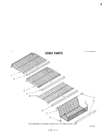 05 - Shelf parts for Whirlpool Freezer EV15HKXRW1 from AppliancePartsPros.com