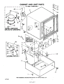 02 - Section parts for Whirlpool Freezer EV090FXKN2 from AppliancePartsPros.com