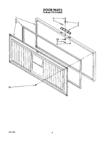 03 - Section parts for Whirlpool Freezer TCF1510AW00 from AppliancePartsPros.com